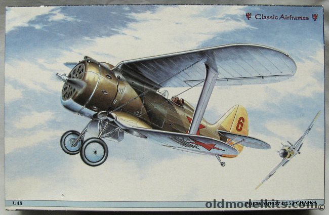 Classic Airframes 1/48 Polikarpov I-153 Chaika - USSR 8th FR Black Sea Fleet / Minsk June 1941, 96-406 plastic model kit